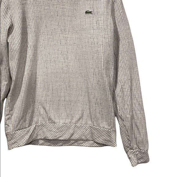 Lacoste Live Crewneck Sweatshirt Black White Large - Picture 6 of 6